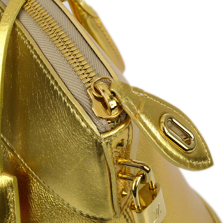 Louis Vuitton 2007 Gold Suhali Lockit MM M95602