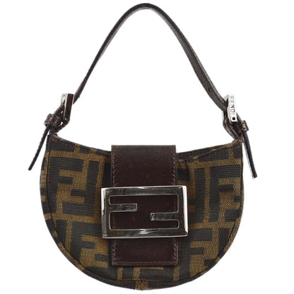 Fendi Brown Zucca Micro Handbag