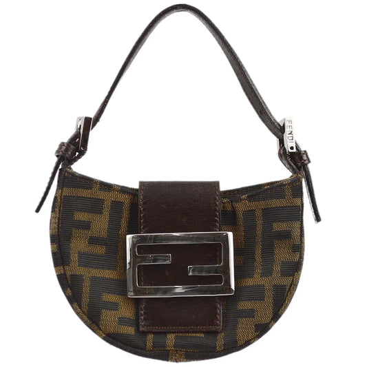 Fendi Brown Zucca Micro Handbag