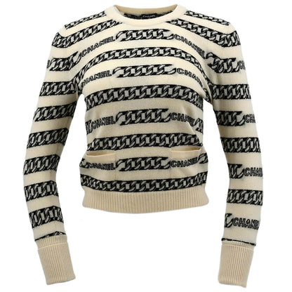 Chanel 2001 Fall Chain Motif Cashmere Jumper #34