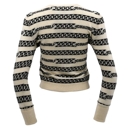 Chanel 2001 Fall Chain Motif Cashmere Jumper #34