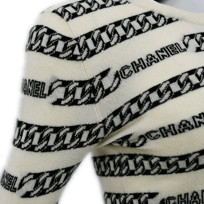 Chanel 2001 Fall Chain Motif Cashmere Jumper #34