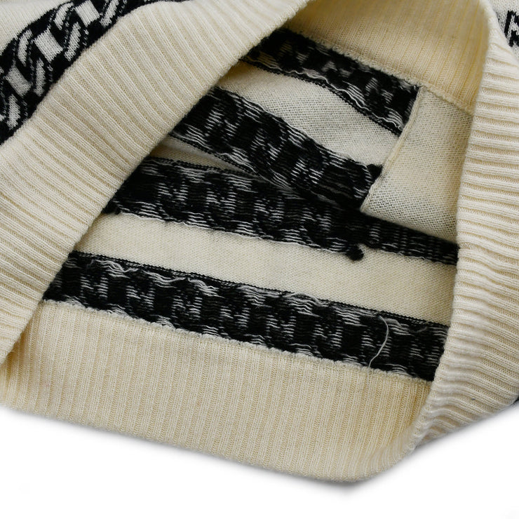 Chanel 2001 fall chain-motif cashmere jumper #34