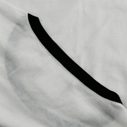 Chanel 1996 Spring Contrast Trim Cotton Sleeveless Top #40