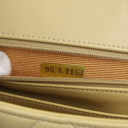 Chanel * 1994-1996 Beige Lambskin Medium Diana Flap Bag