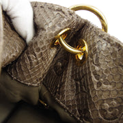 Louis Vuitton * 2010 Gris Monogram Exotic Artsy MM Hobo Handbag M90886