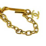 Chanel Clover Gold Chain Pendant Necklace 03P