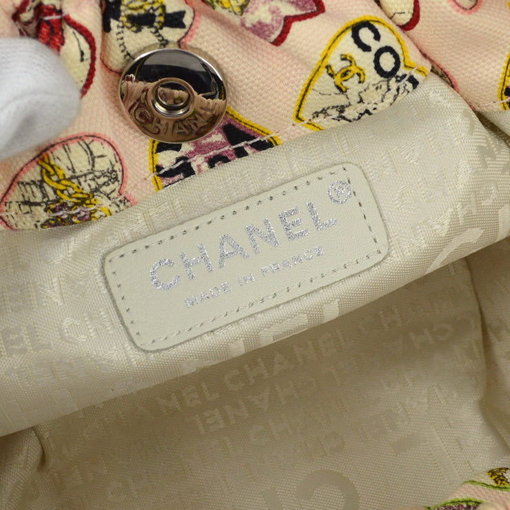 Chanel 2006 Canvas Valentine Chain Handbag