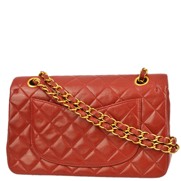 Chanel red best sale small flap bag