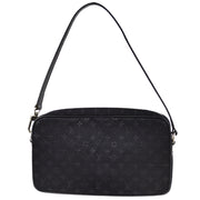 Louis Vuitton 2002 Black Satin Pochette Conte De Fees Handbag M92275