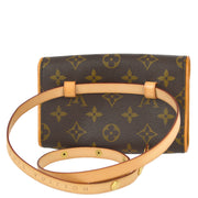 Louis Vuitton 2001 Monogram Pochette Florentine Bum Bag #XS M51855