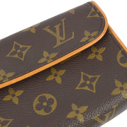 Louis Vuitton 2001 Monogram Pochette Florentine Bum Bag #XS M51855