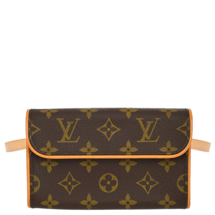 Louis Vuitton 2003 Monogram Pochette Florentine Bum Bag #XS M51855