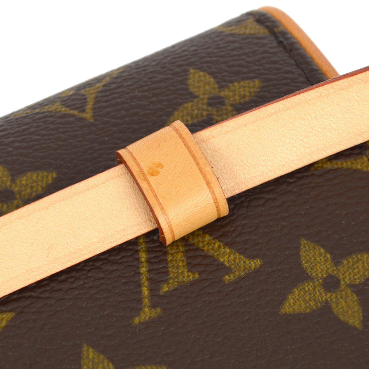 Louis Vuitton 2003 Monogram Pochette Florentine Bum Bag #XS M51855