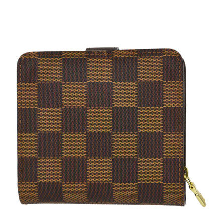 Louis Vuitton 2003 Damier Compact Zip Wallet N61668