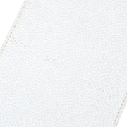 Chanel 1994-1996 White Caviar Chain Shoulder Bag Pouch
