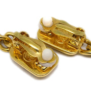 Chanel Dangle Earrings Clip-On Gold 97A