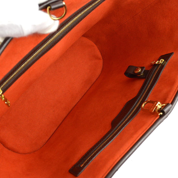 Louis Vuitton 2004 Damier Manosque GM Tote Handbag N51120