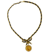 Chanel 1996 Crystal & Gold Medallion Choker