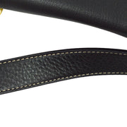 Christian Dior 2002 Black Saddle Handbag