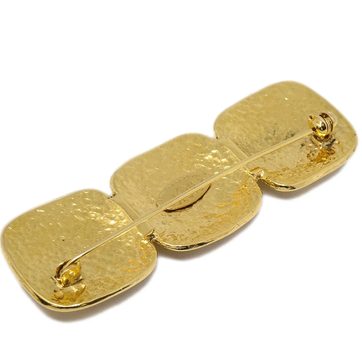 Chanel Triple CC Brooch Pin Gold 94P