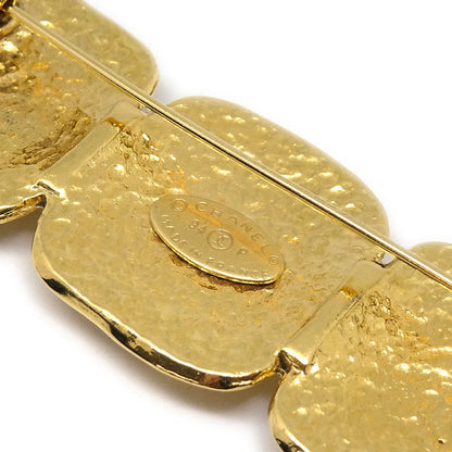 Chanel Triple CC Brooch Pin Gold 94P