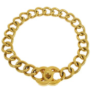 Chanel Turnlock Gold Chain Choker 95A