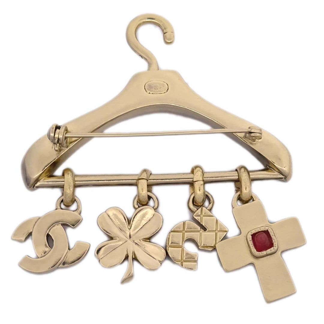 Chanel 2002 Gripoix 'CC' Gripoix Hanger Brooch – AMORE Vintage Tokyo