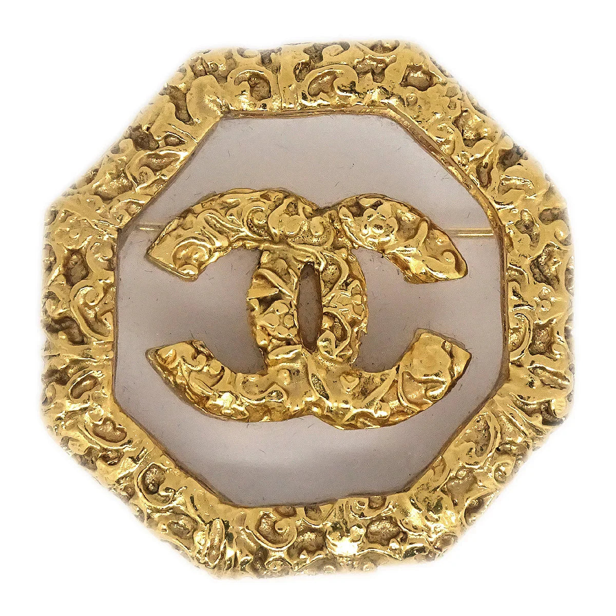Chanel Brooch Pin Gold 93A