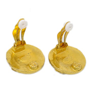 Chanel 1994 Gold 'CC' Filigree Earrings Small