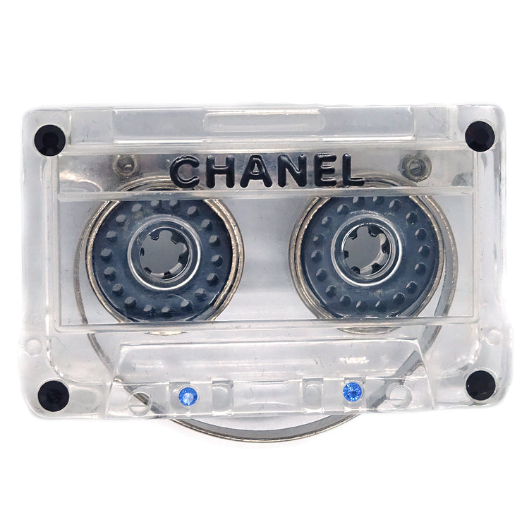 シャネル ブローチ カセットテープ クリア 04P