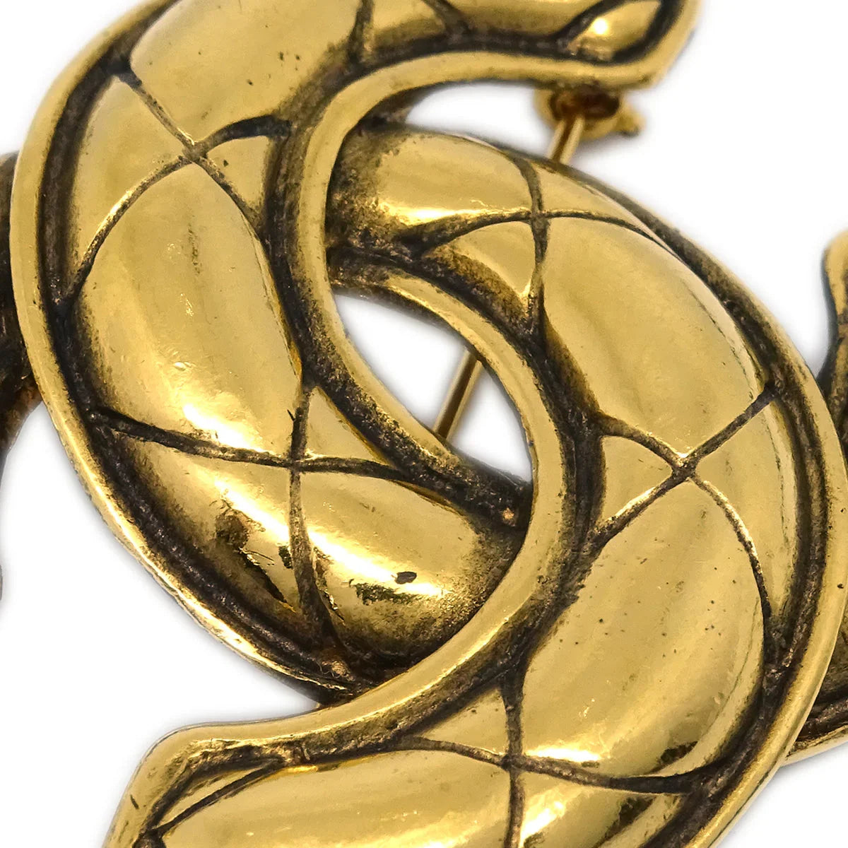 Chanel Brooch Pin Gold Medium 1142