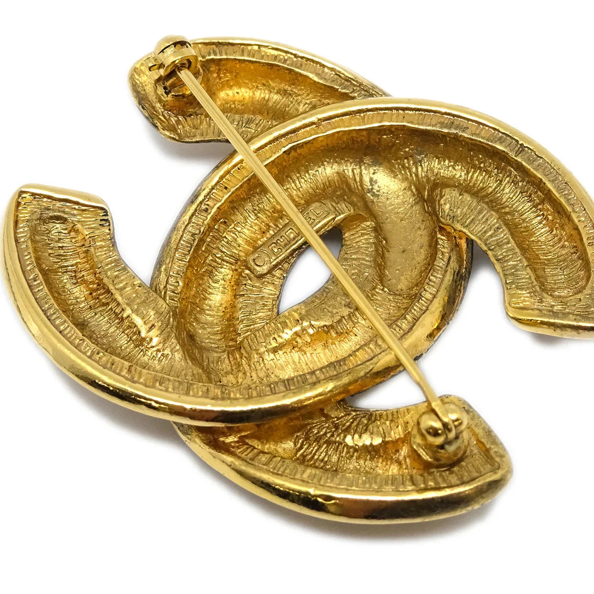 Chanel Brooch Pin Gold Medium 1142