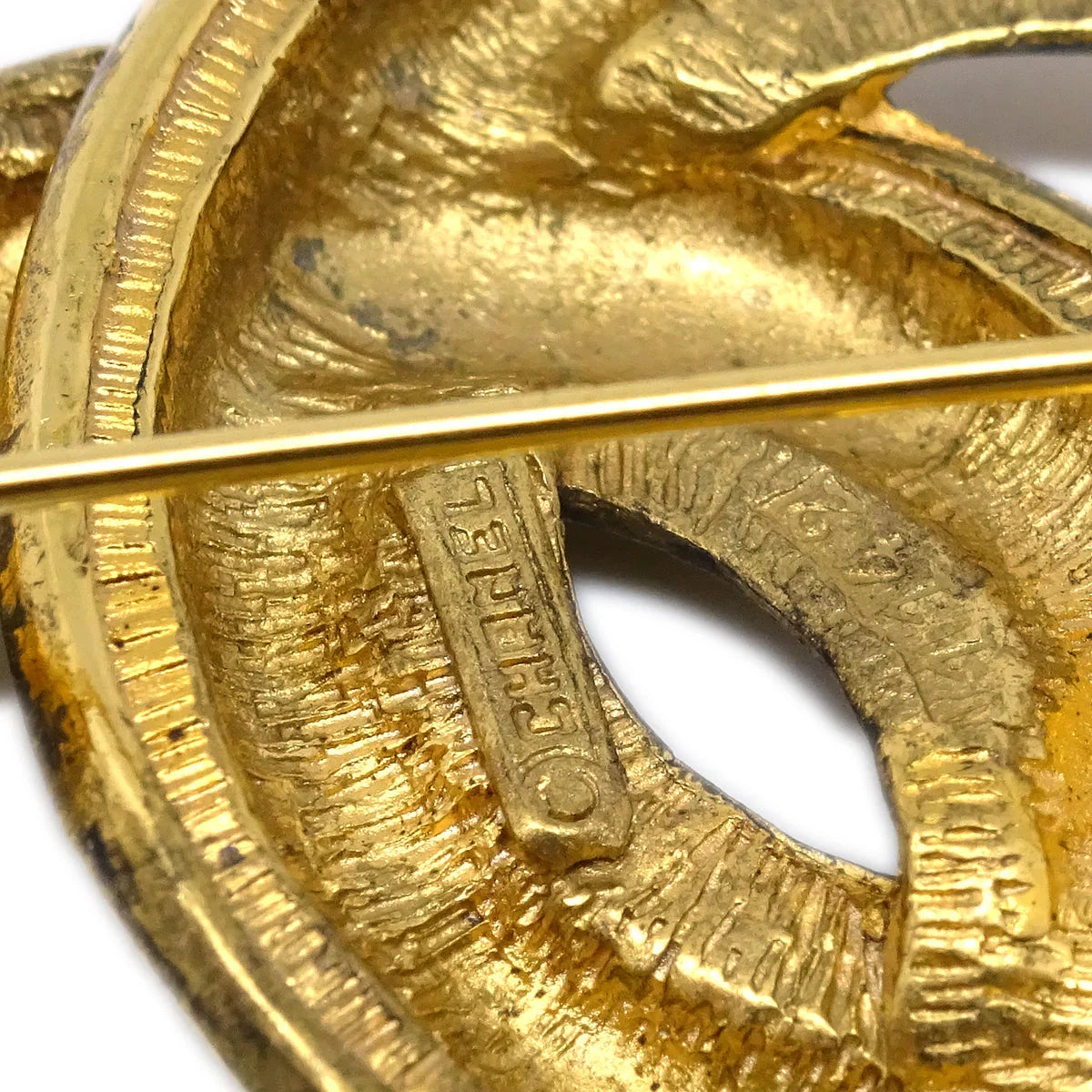Chanel Brooch Pin Gold Medium 1142