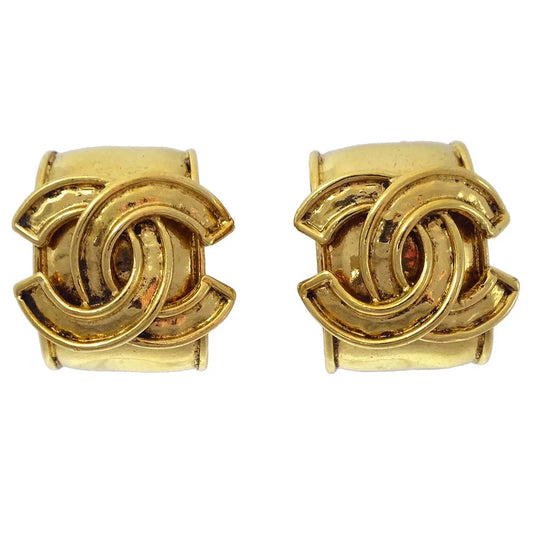 Chanel Earrings Clip-On Gold 94P