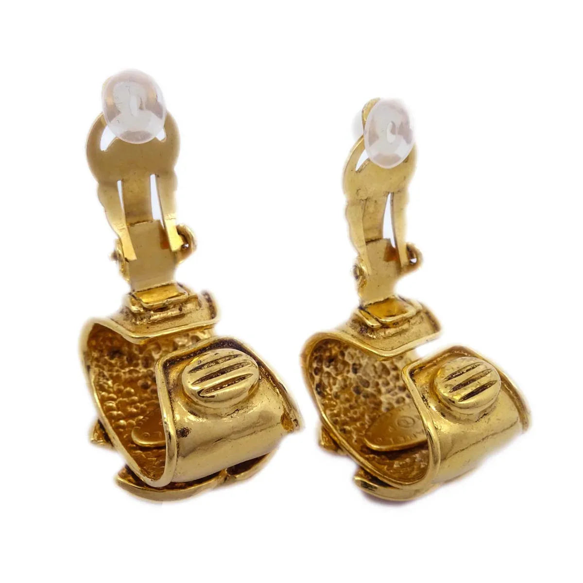 Chanel Earrings Clip-On Gold 94P