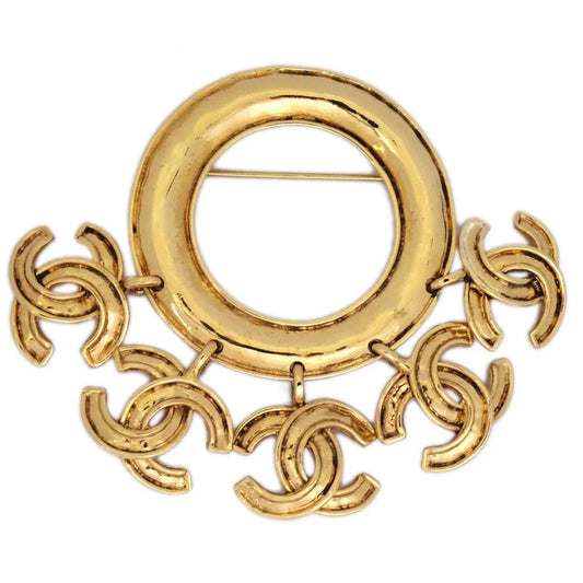 Chanel Brooch Pin Gold 94P