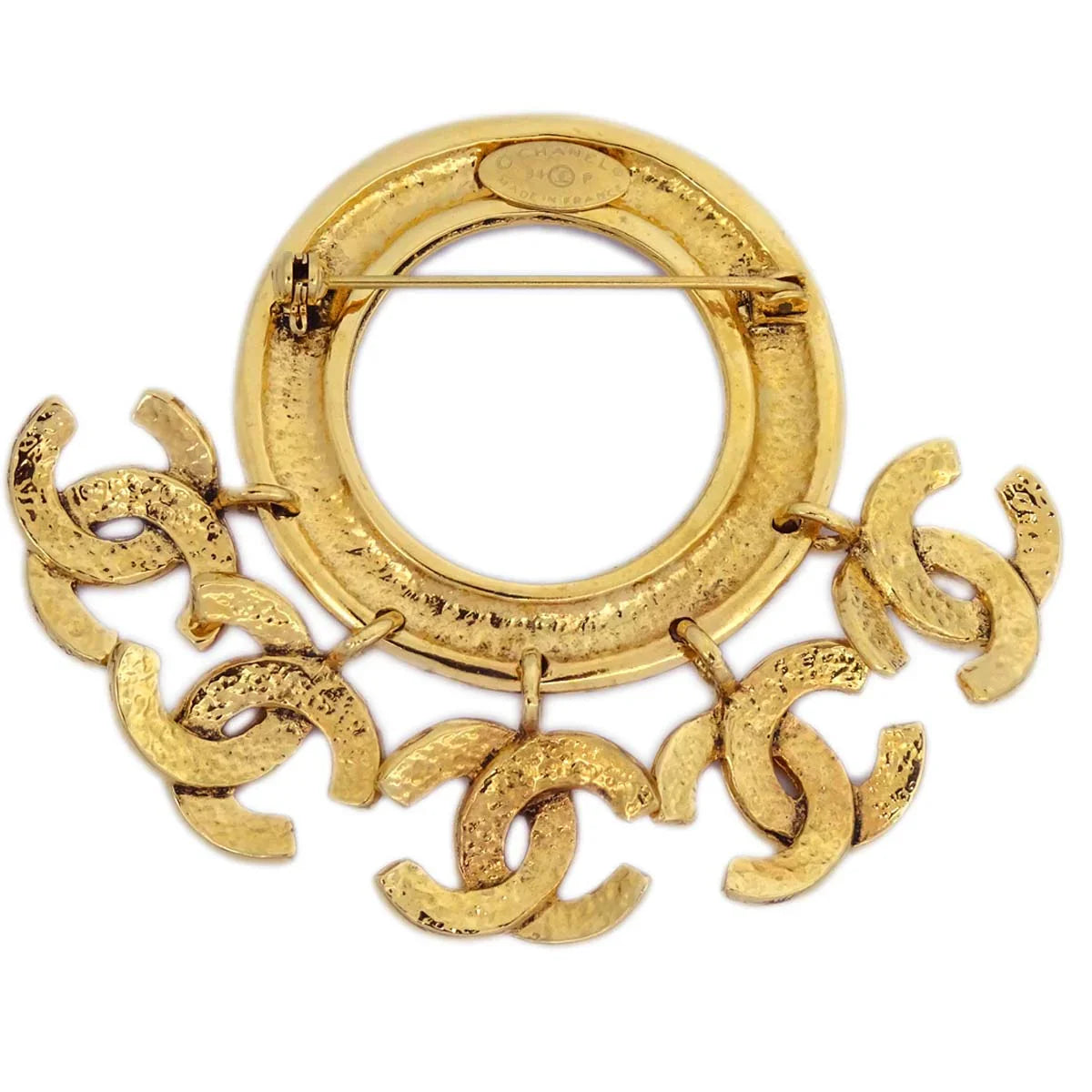 Chanel Brooch Pin Gold 94P
