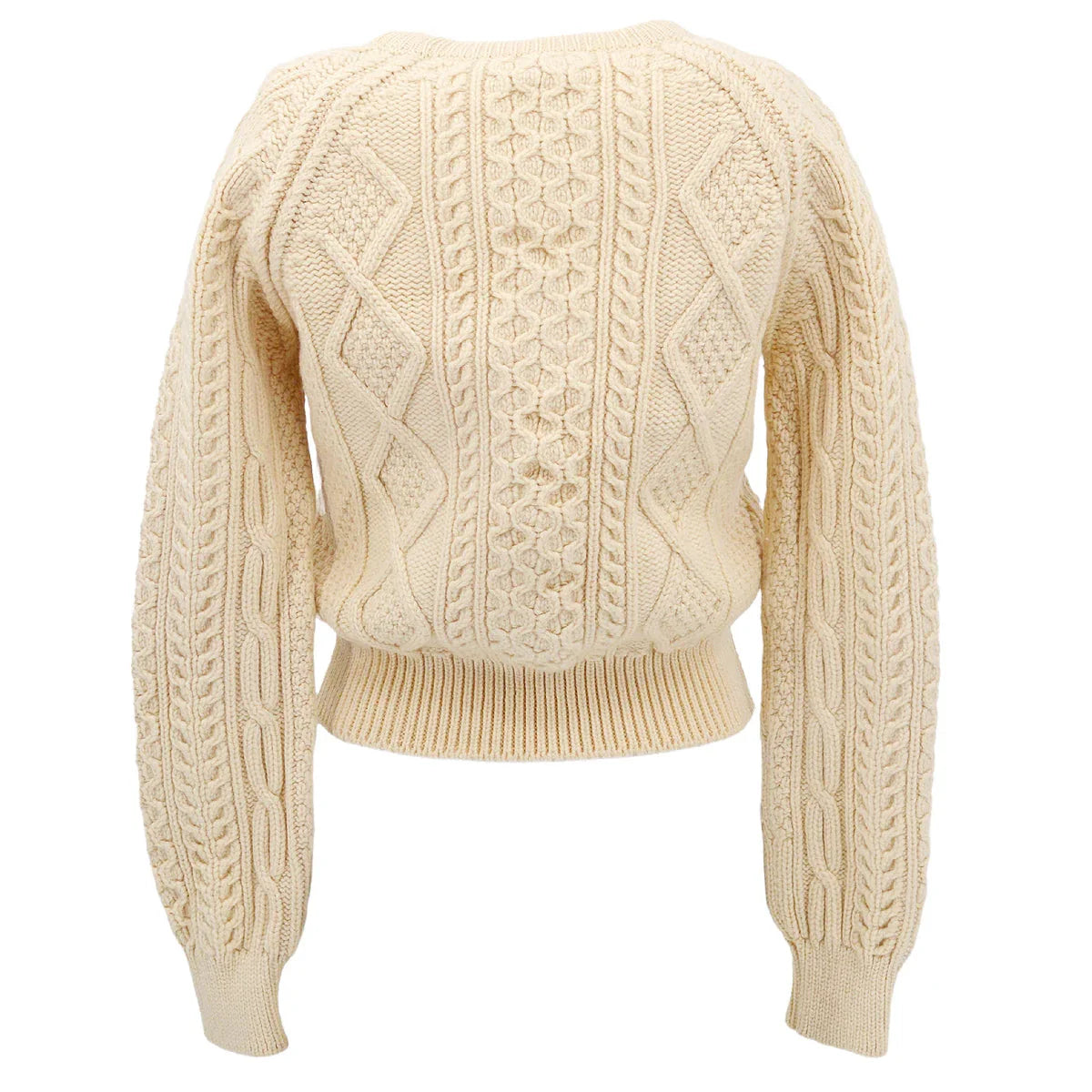 Chanel Fisherman Sweater Ivory #40