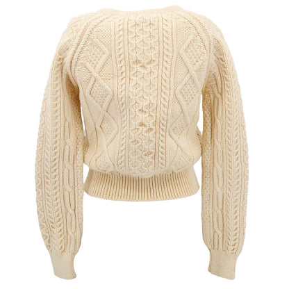 Chanel Fisherman Sweater Ivory #40