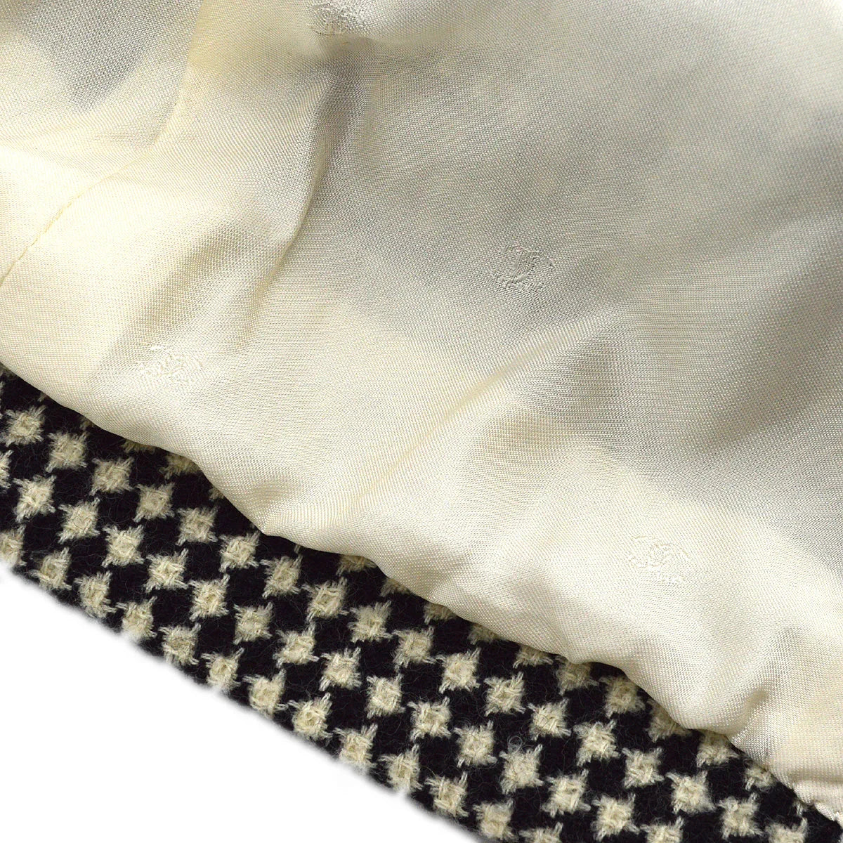 Chanel Coat Black White 96A #36