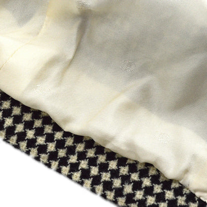 Chanel Coat Black White 96A #36