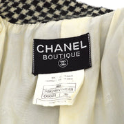 Chanel Coat Black White 96A #36
