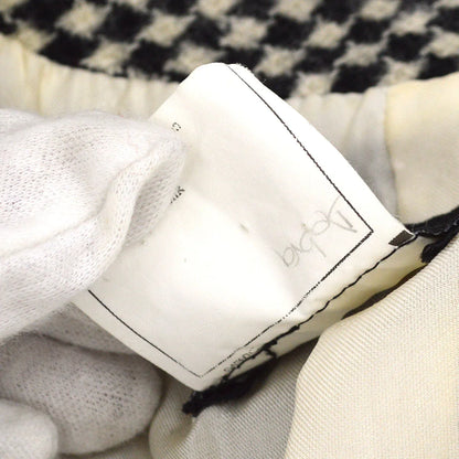 Chanel Coat Black White 96A #36