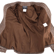 Chanel Fall 1997 collarless tweed jacket #34