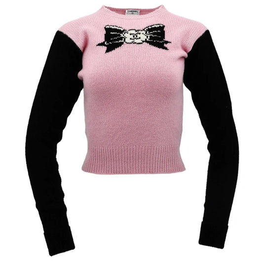 Chanel Fall 1995 Bow Motif Cashmere Jumper #38