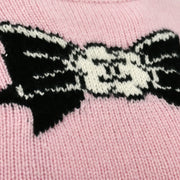 Chanel Fall 1995 bow-print cashmere jumper #38
