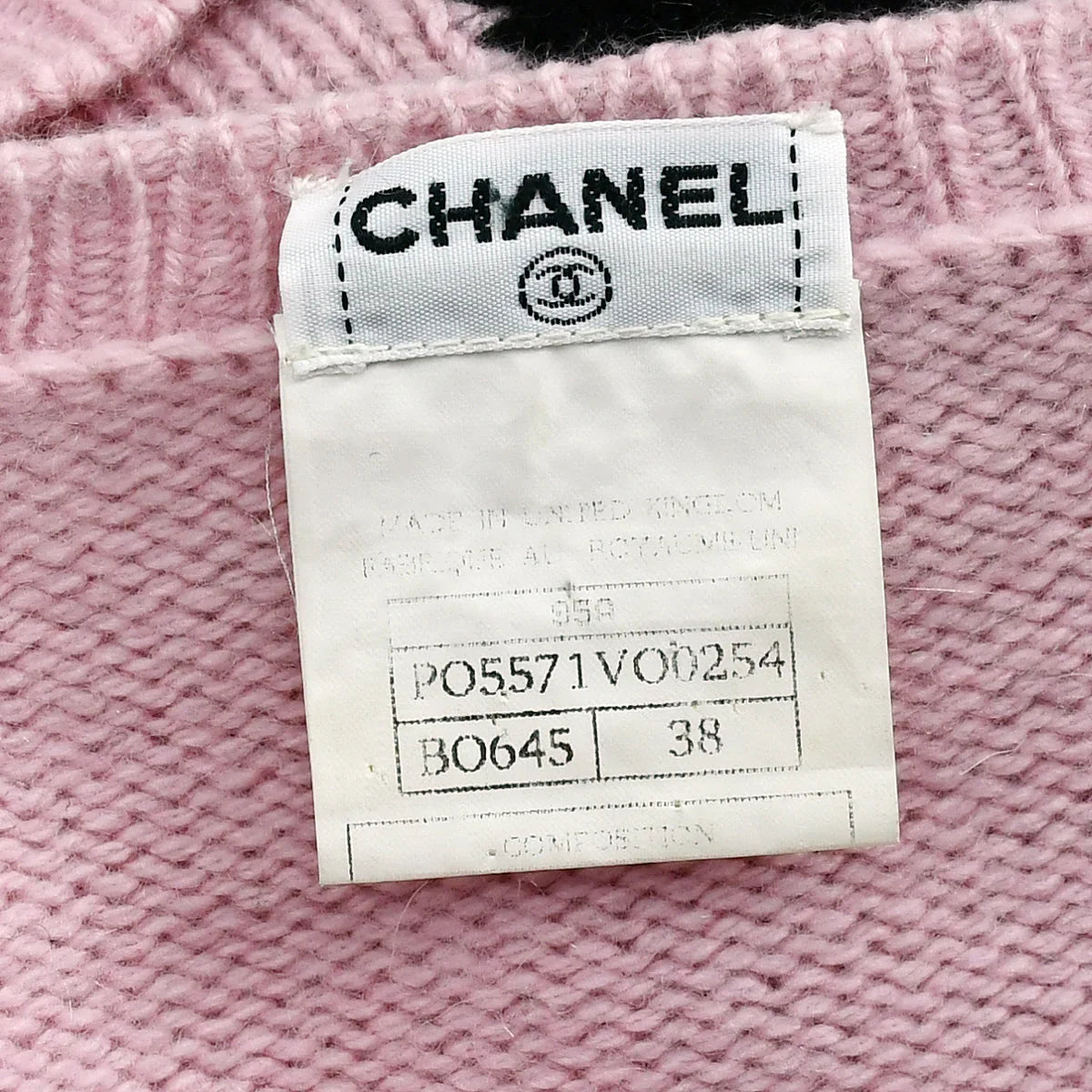 Chanel Fall 1995 Bow Motif Cashmere Jumper #38
