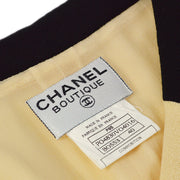 Chanel Dress Ivory Black P95 #40