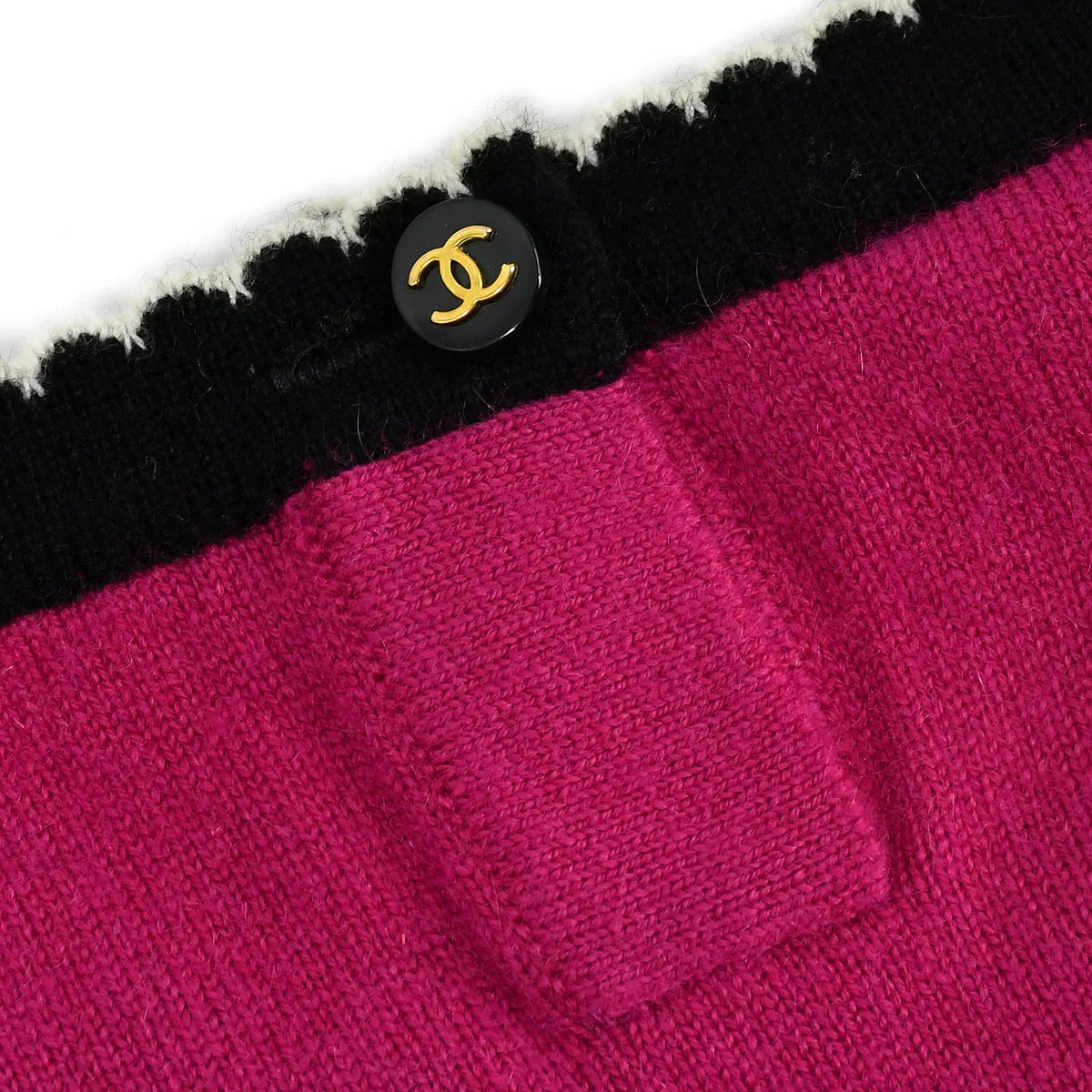 Chanel Short Sleeve Sweater Pink 94A #42